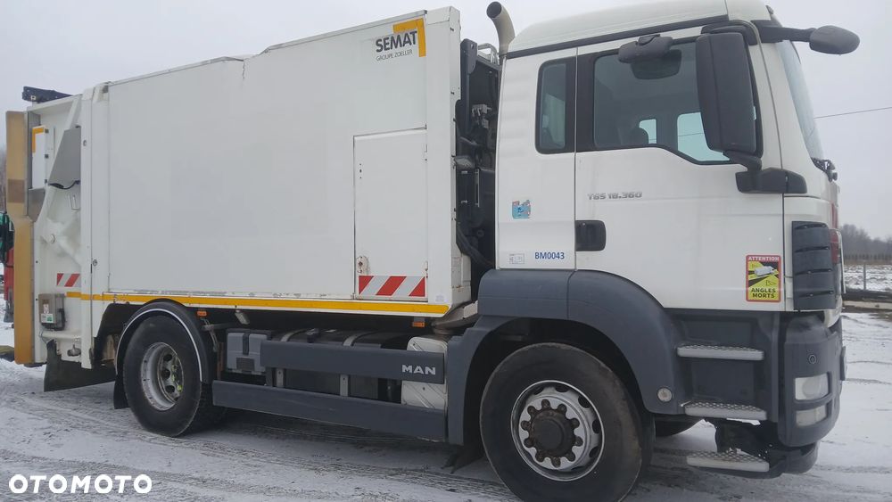 MAN TGS 18.360 4X4 HYDRODRIVE ŚMIECIARKA ZABUDOWA SEMAT SPROWADZONY DO ZABUDOWY WYWROTKA - 3