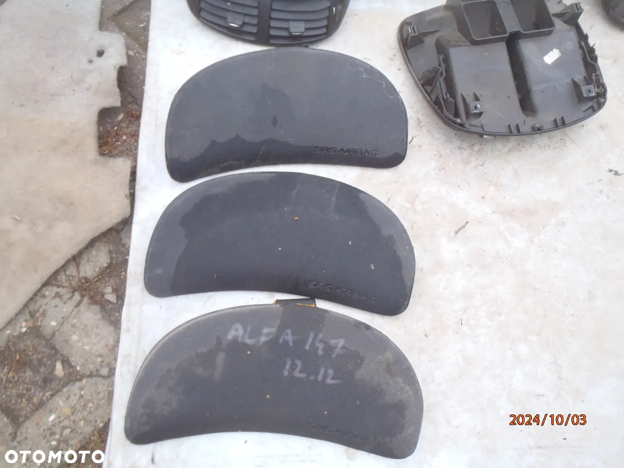 listwa progowa nakładka osłona słupka bagażnika podszybie alfa romeo 147 156 - 40