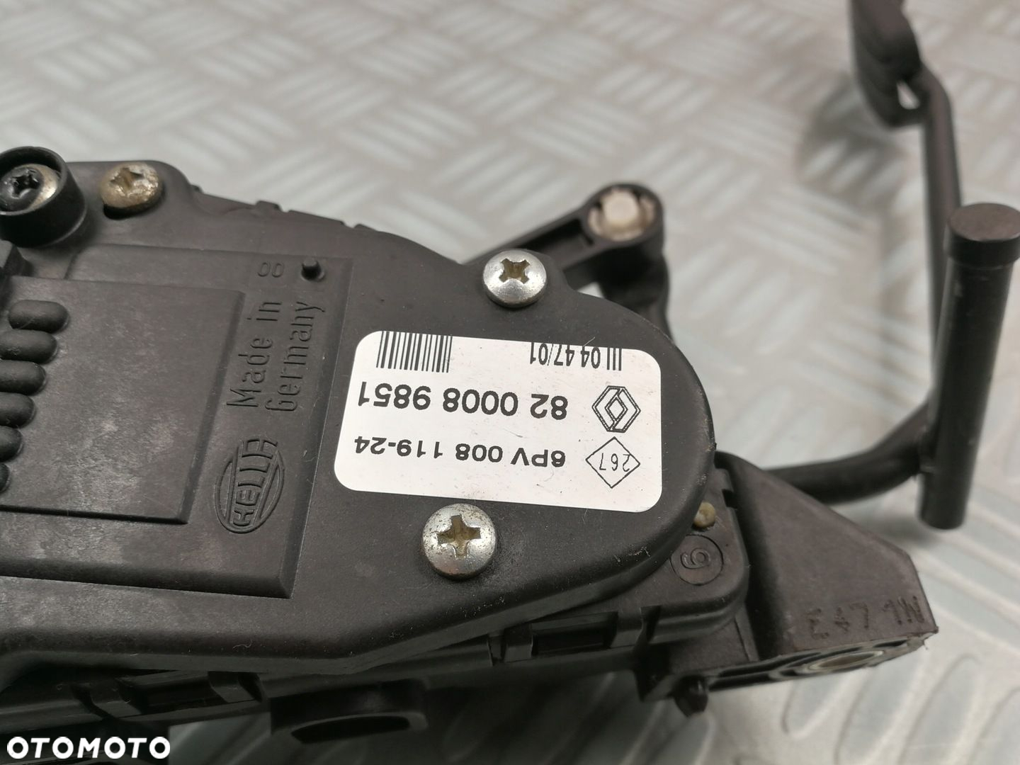 8200089851 potencjometr pedału gazu RENAULT CLIO II 2 LIFT KANGOO I 1 EURO - 5