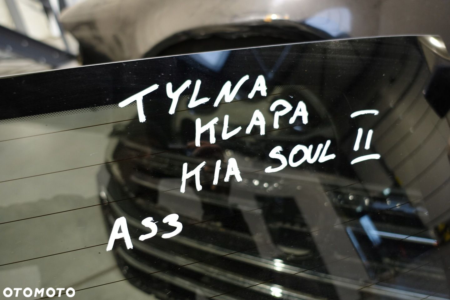 KIA SOUL II SZYBA TYLNA TYŁ KLAPY AS3 DOT 748 - 4
