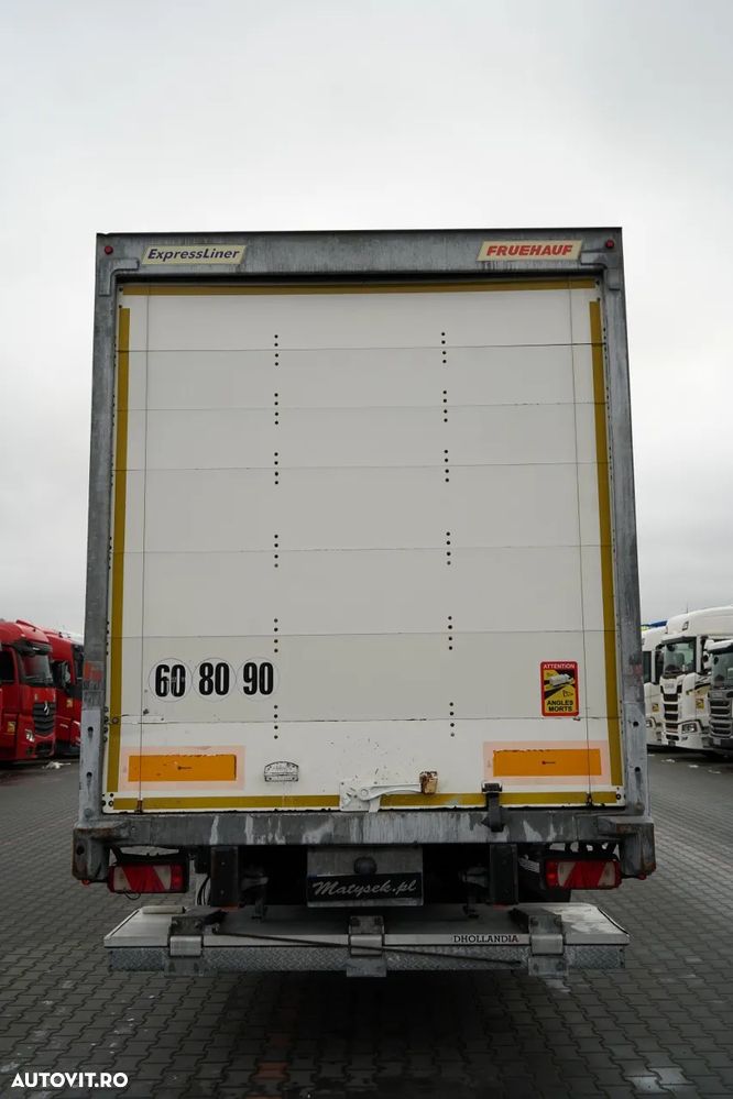 Fruehauf CONTAINER / LOT / OBLOAN RULANT / LIFT DHOLLANDIA / AXĂ SUSPENDATĂ / SAF / PODEA REZISTENTĂ - 12