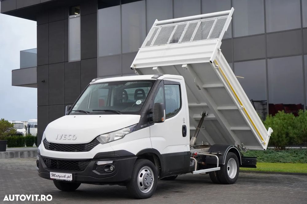 Iveco DAILY 35-130 / BASCULATOR SPATE / DUBLU / MANUAL / FĂRĂ ADBLUE - 1