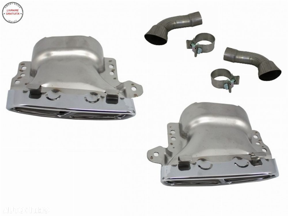 Ornamente pentru sistemul de evacuare Mercedes A-Class W176 (2012-2018) CLA W117 C- livrare gratuita - 2
