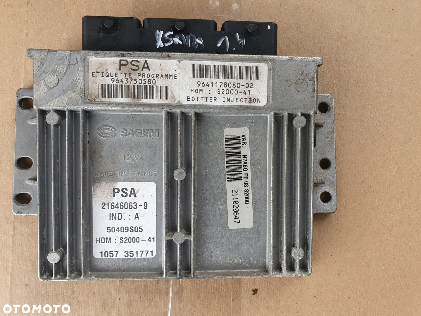 przekaźnik pompy paliwa PEUGEOT CITROEN XSARA 1 I 02R 1.4 BEN LIFT CHB - 2