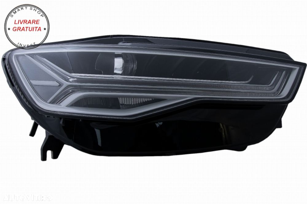 Bara Fata cu Faruri Full LED Semnalizare Dinamica Secventiala Audi A6 4G (2011-201- livrare gratuita - 9