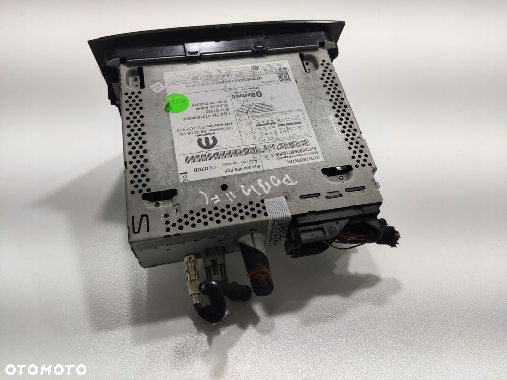 fabryczne radio nawigacja fiat doblo ii 7356342520 07356342520 2015-2019 - 8