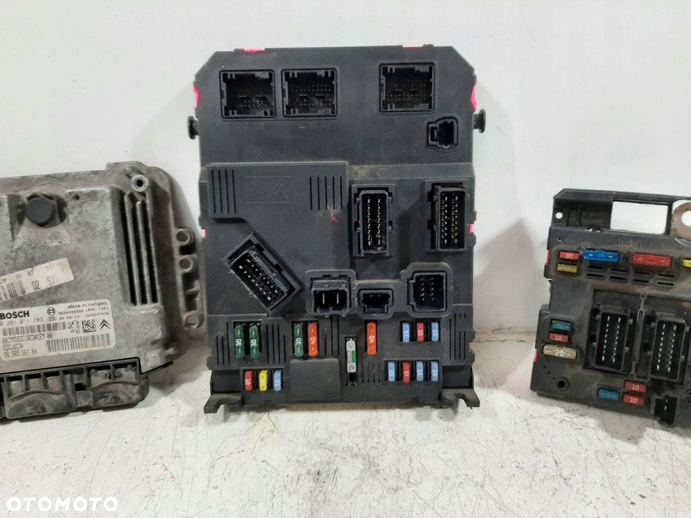 PEUGEOT 206 VAN LIFT 1.4HDI 04R STEROWNIK SILNIKA ZESTAW BOSCH 0281011783 - 8