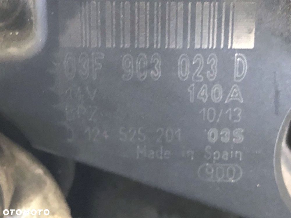 ALTERNATOR - 128.00 PLN - SKODA RAPID (NH3, NK3, NK6) 2012 - 2022 1.2 TSI 77 kW [105 KM] benzyna - 4
