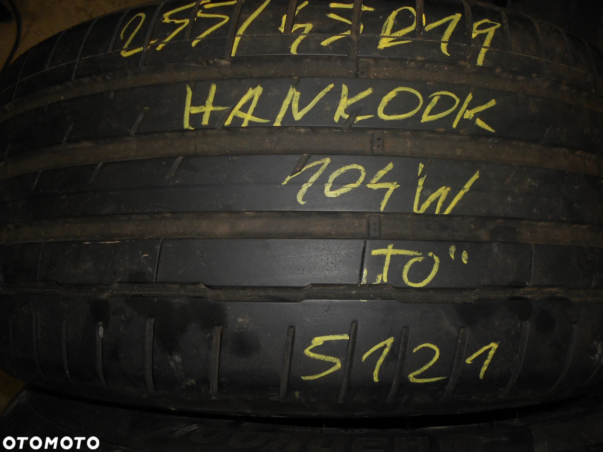 OPONY 255/45R19 HANKOOK VENTUS S1 EVO3 TO DOT 5121 7.1MM - 2
