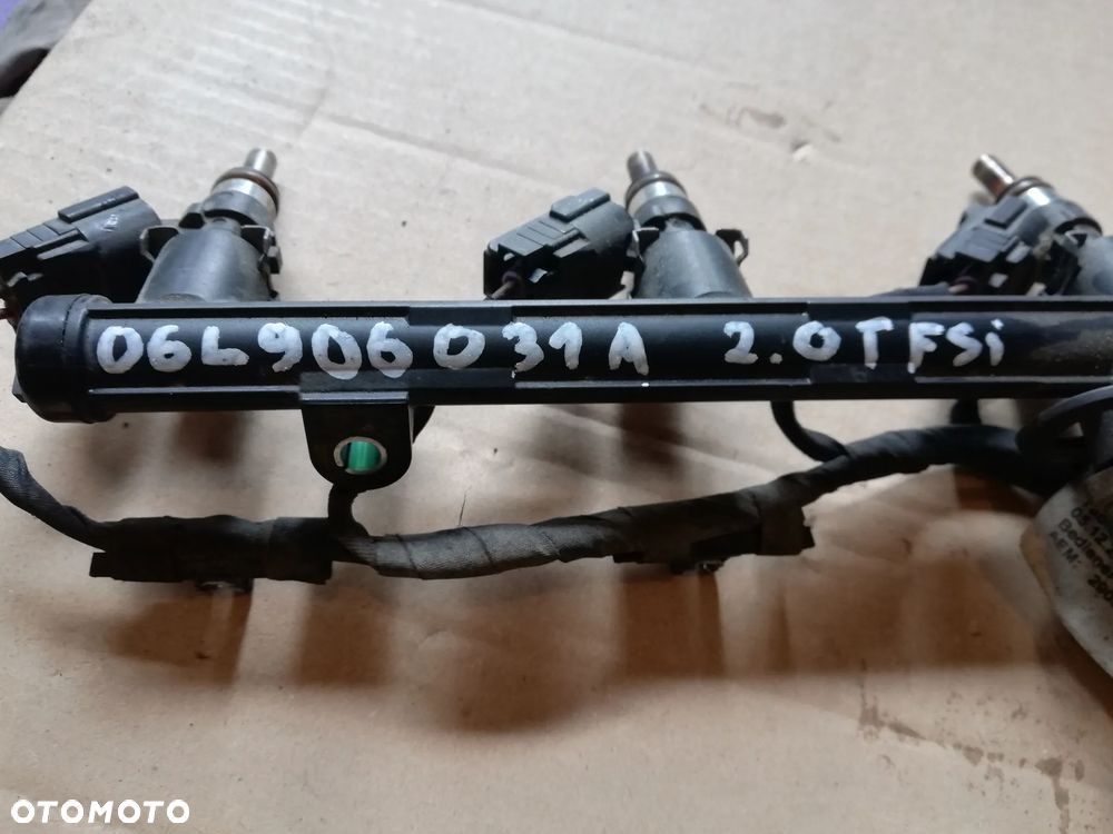 LISTWA WTRYSKOWA WTRYSKI 2.0 TFSI 06L906031A DKZ 06L971627M 06L906031A - 2