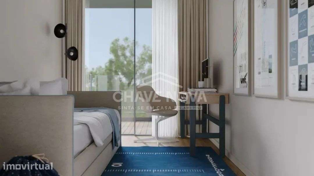 T1+1 em condomínio fechado, com terraço e lugar de garagem - CO - Grande imagem: 3/10