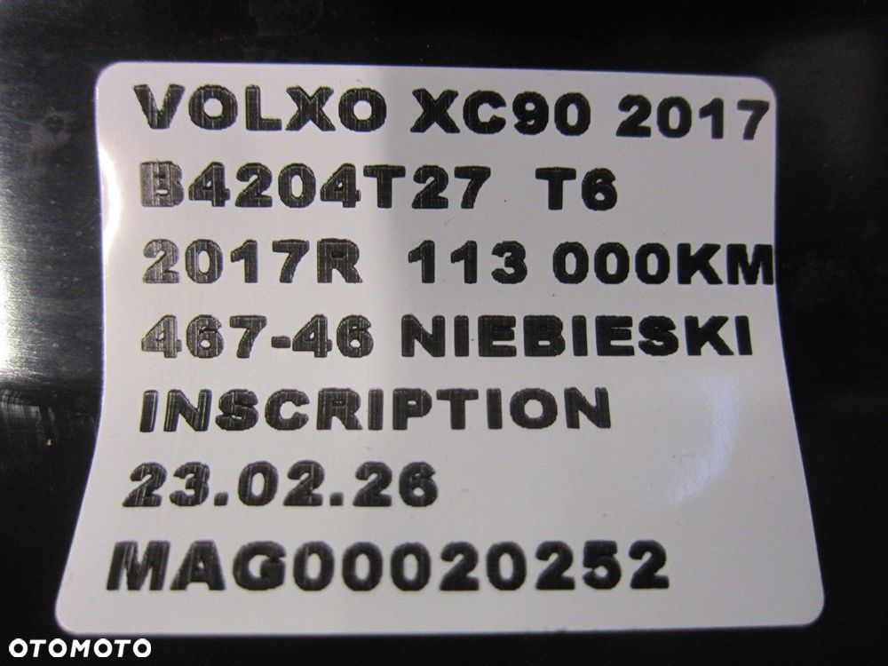 VOLVO XC90 II XC 90 LEWA LISTWA KIEROWCY PLASTIK OSŁONA PROGU 31363642 - 10