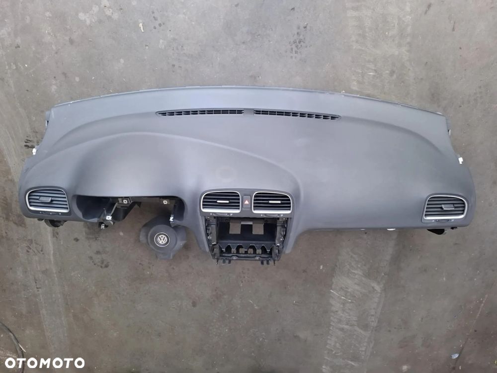 DESKA ROZDZIELCZA AIRBAG KONSOLA VW GOLF VI KOMPLET - 5
