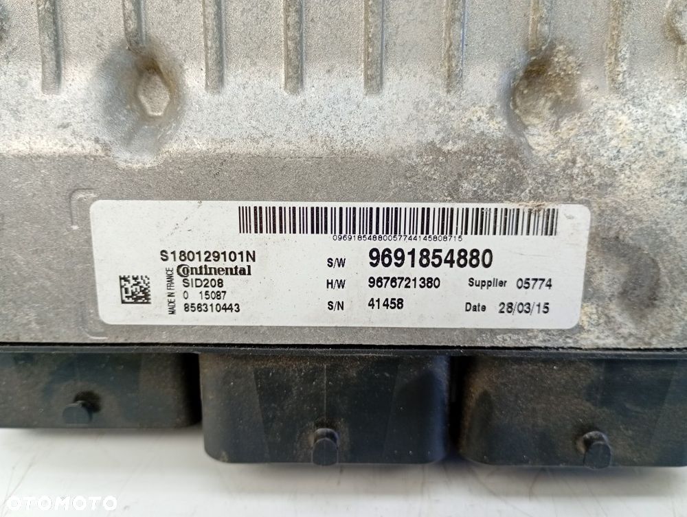 sterownik silnika moduł bsi skrzynka bezpieczników zestaw boxer III jumper lift 2.2 hdi 130 km euro5 9691854880 - 9