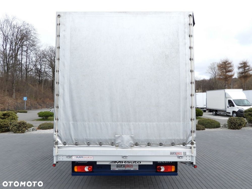 Renault MASTER PLANDEKA 10 PALET WEBASTO TEMPOMAT LEDY PNEUMATYKA KLIMATYZACJA  165KM - 12