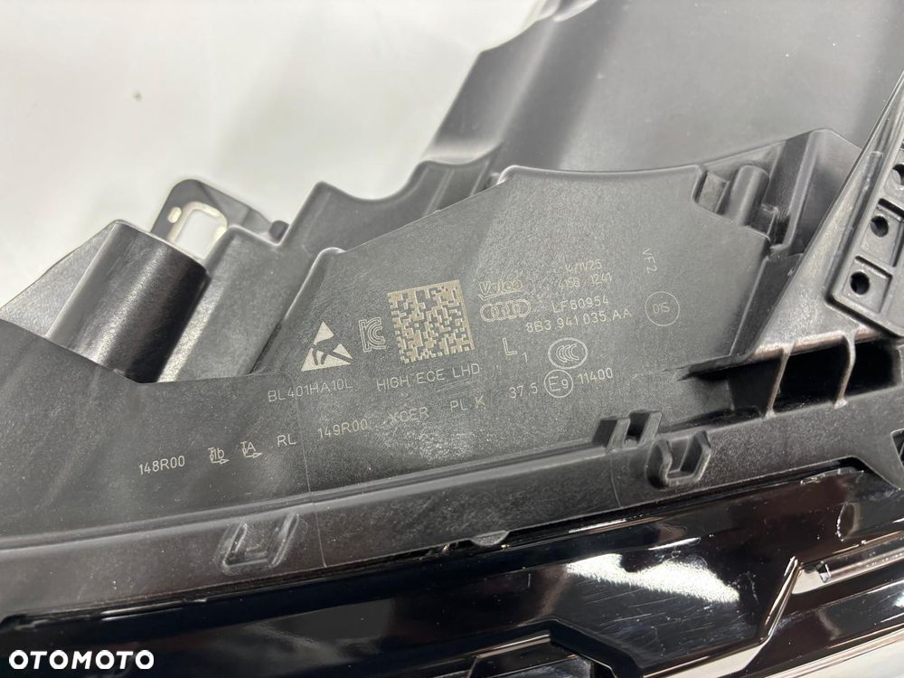 Audi A5 B10 8B3 Matrix Lampa Lewa Przód Przednia 8B3941035AA - 9