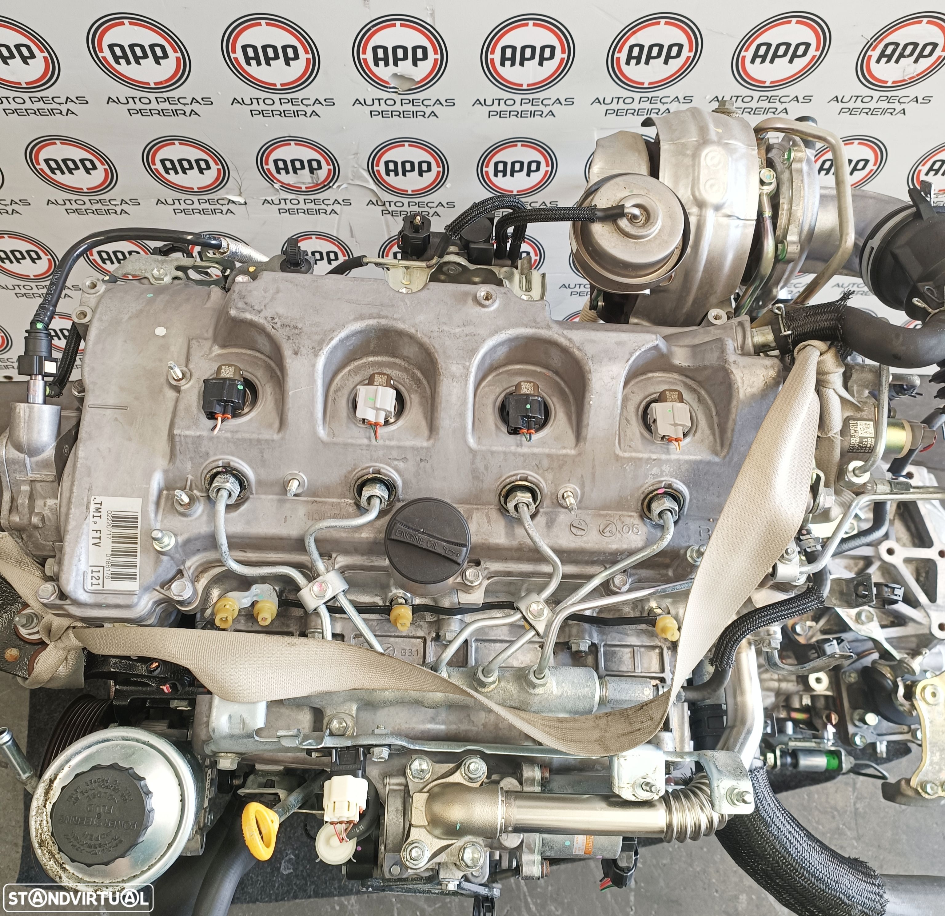 Motor Toyota Avensis T25 de 2008, 2.0 D4D, referência 1AD-TMI-FTV, aproximadamente 163700 KMS . - 1