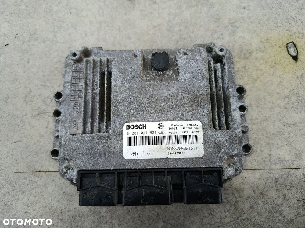 KOMPUTER, STEROWNIK OPEL VIVARO A 8200091517 8200355236 0281011531  BOSCH - 2
