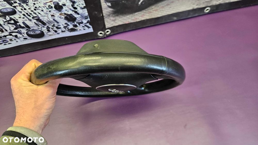 Kierownica Trzy 3 Ramienna Czarna Skóra Soul Air Bag Poduszka Kabel Wtyczka AUDI A4 B6 B7 - 21