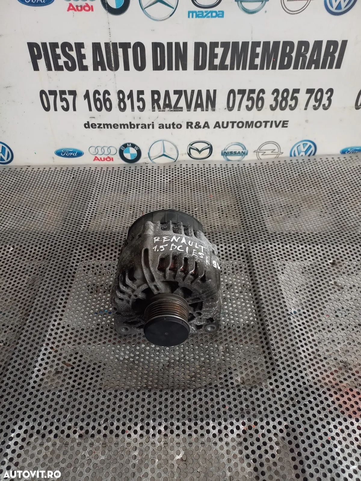 Alternator Dacia Renault Nissan 1.5 Dci Euro 5 Motor K9K Duster Dokker Stepway Logan Megane 3 Qashq - 1