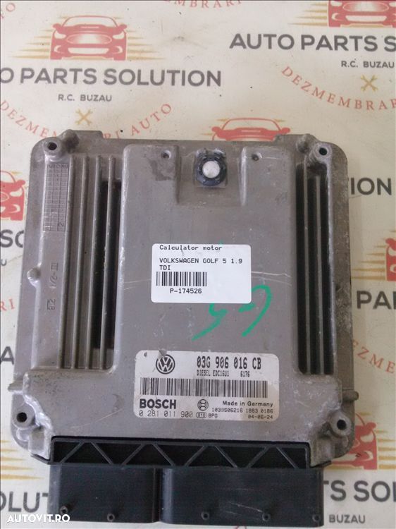 calculator motor volkswagen golf 5 1.9 tdi - 1