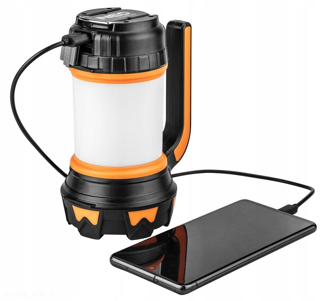 NEO LATARKA BIWAKOWA SZPERACZ LAMPA AKUMULATOROWA LED POWERBANK 99-031 - 3