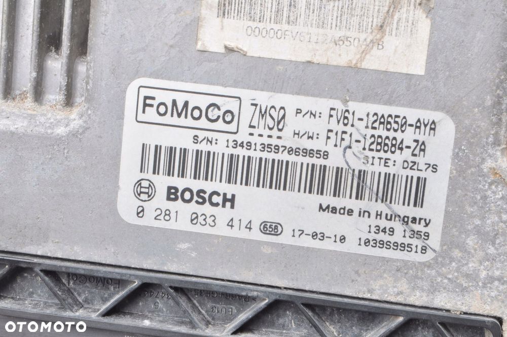 FORD TOURNEO CONNECT MK2 1.5 TDCI KOMPUTER SILNIKA FV61-12A650-AYA - 4