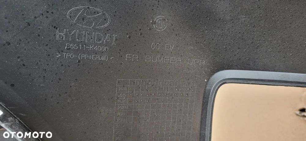ZDERZAK PRZEDNI PRZOD HYUNDAI KONA EV 86511-K4000 - 7