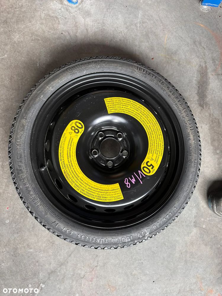 Koło dojazdowe Audi A4 B9 8W 8W0601027B 8W0601027 125/70 R19 - 10