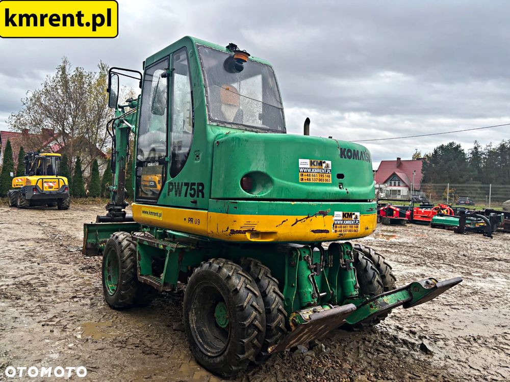 Komatsu PW 75 R KOPARKA KOŁOWA 2000r. | Komatsu pw 98  liebherr 308 309 310 wacker 9503 terex 70 Yanmar 95 - 21