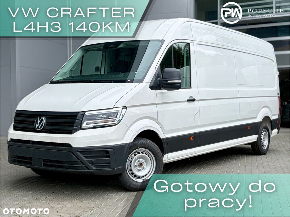 Volkswagen Crafter 35 Furgon z wysokim dachem silnik: 2,0 l EU6 SCR 140 KM / skrzynia biegów: Przedni napęd manualna 6-biegowa rozstaw osi: 4490 mm - 2