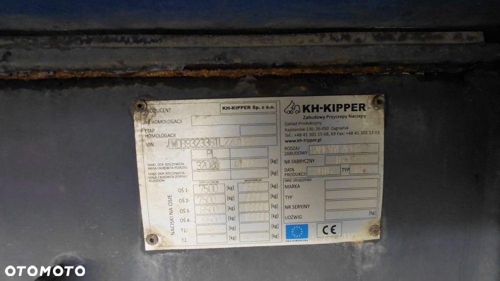 ZABUDOWA KH KIPPER 8X8 8X4 WYWROTKA TYLNOZSYPOWA - 4