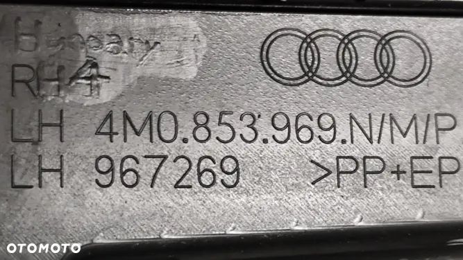 AUDI Q7 II 4M QUATTRO S-LINE LISTWA DOLNA DRZWI LEWY TYŁ 4M0853969N - 6