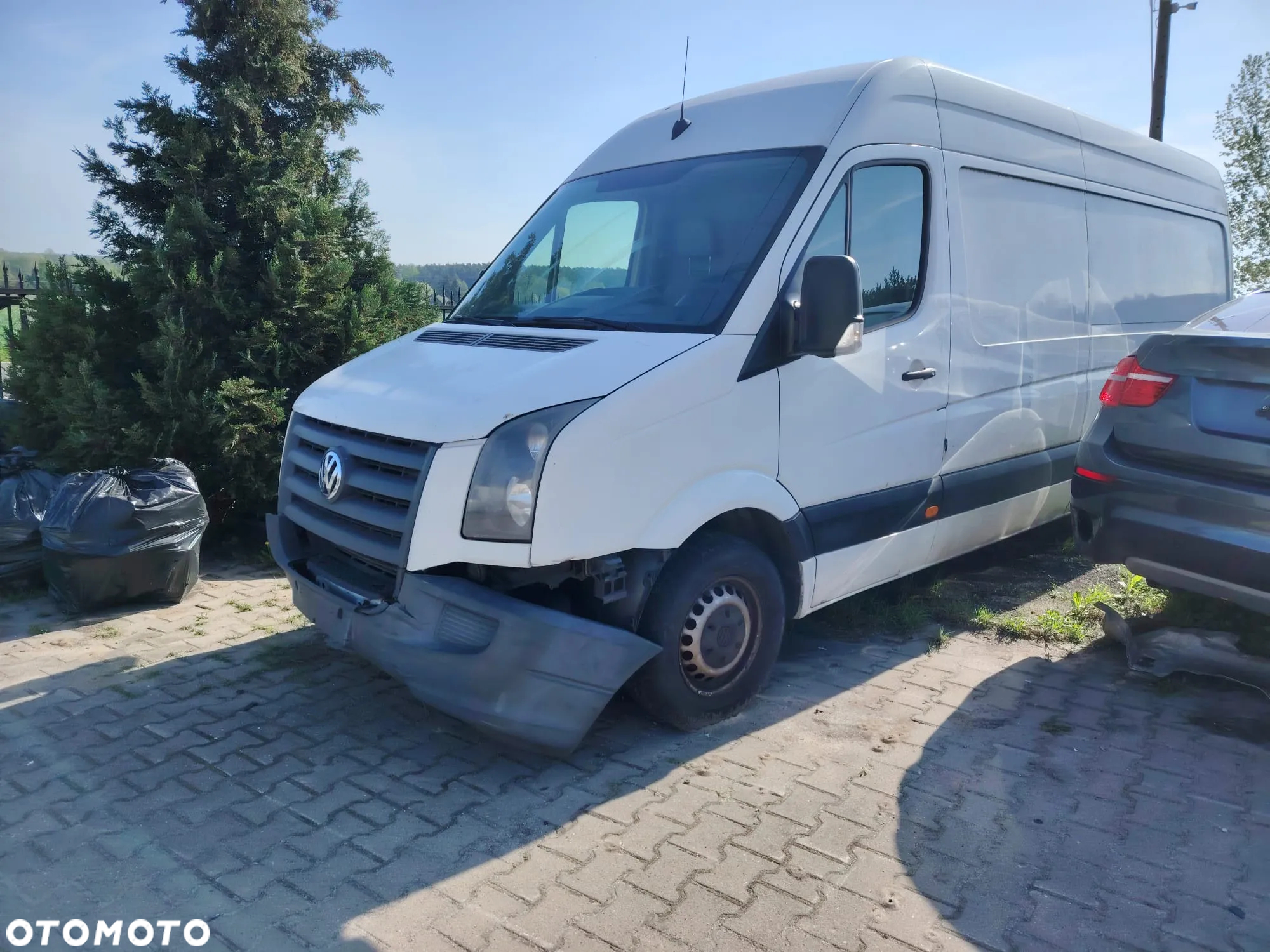 maska błotnik lampa drzwi gril vw crafter 2,5 tdi czesci - 2