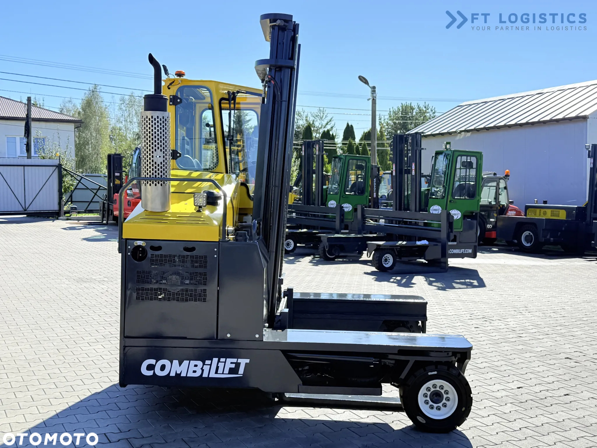 Combilift WÓZEK CZTEROKIERUNKOWY - WIELOKIERUNKOWY C4000 / DIESEL / DUPLEX 4100MM /JEDYNE 2888 MOTOGODZIN /  POZYCJONER WIDEŁ / PEŁNA KABINA - OGRZEWANIE / STAN IDEALNY / Szeroka oferta wózków czterokierunkowych i bocznych, dopasowanych do różnorodnych potrzeb i zastosowań - 6
