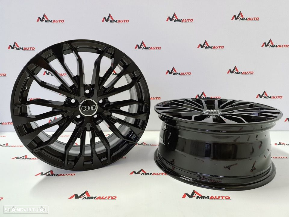 Jantes Audi A6 Preto Brilho 18 - 3
