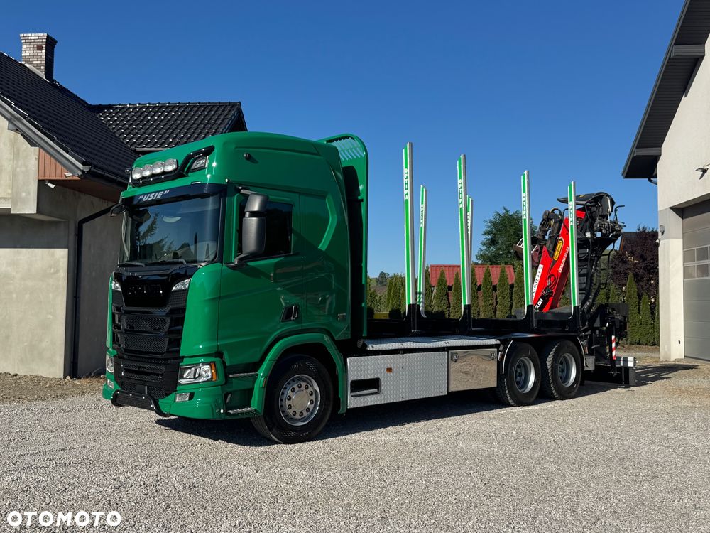 Scania R500 Do drewna drzewa stosu kłody EPSILON M12Z - 13