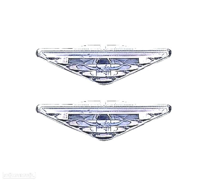 PISCAS LATERAIS FORD FOCUS 98-04 FORD MONDEO MK3 00-07 FUNDO CROMADO - 1