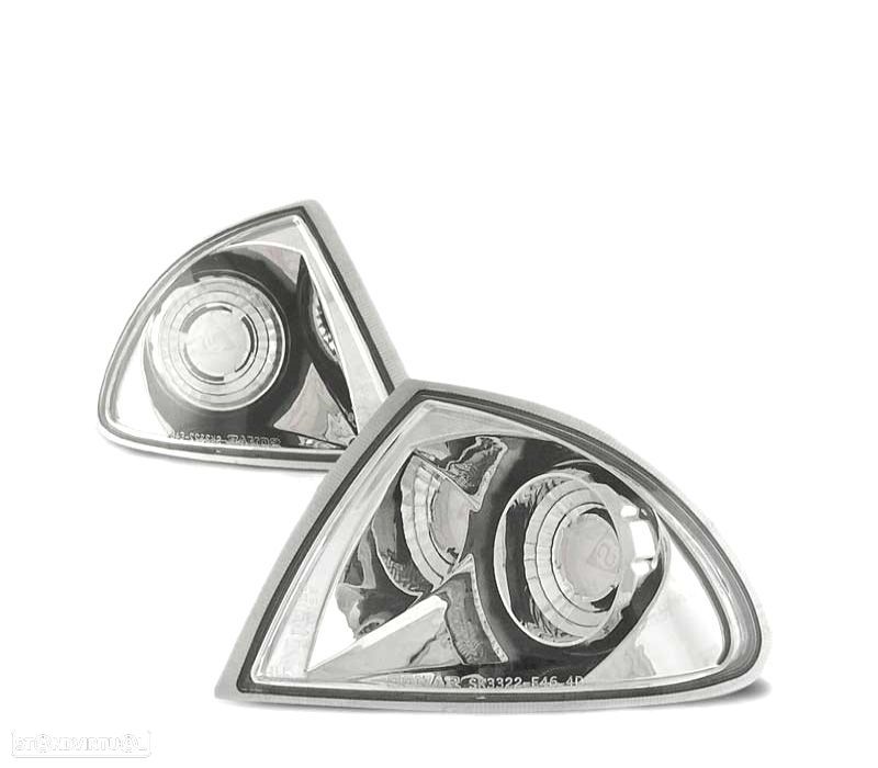 PISCAS FRONTAIS BMW E46 98-01 CROMADO - 1