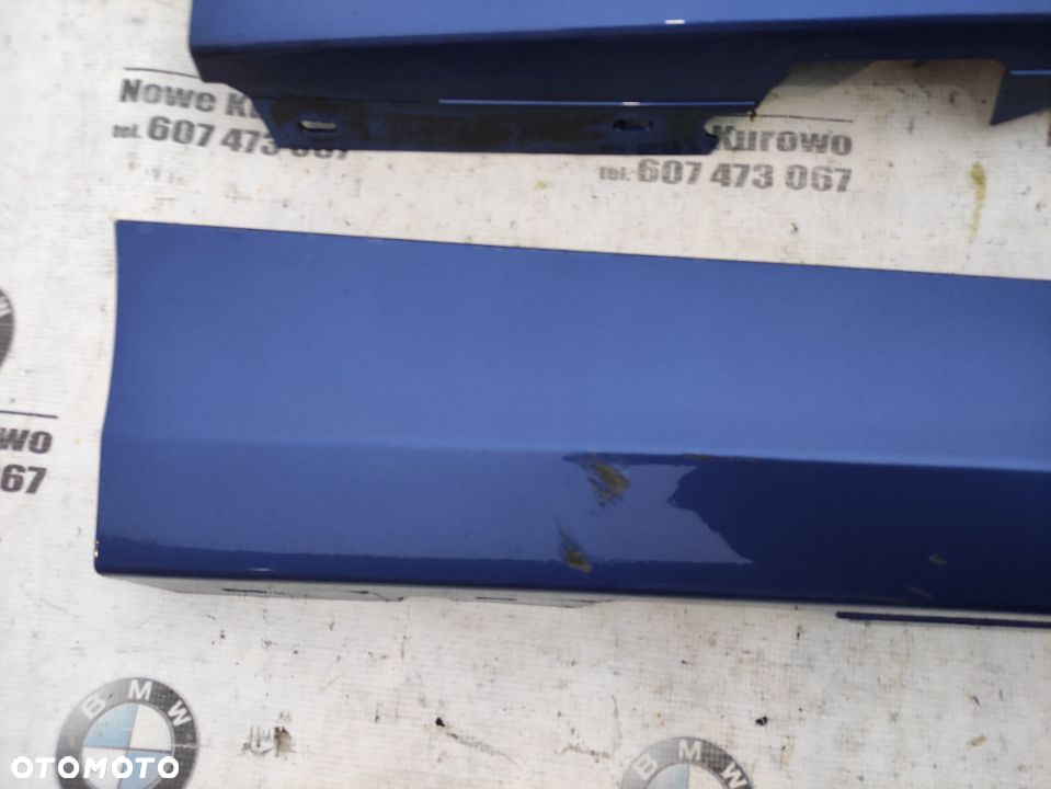 BMW E81 Listwa Progowa Próg Nakładka Prawa Montegoblau - 5