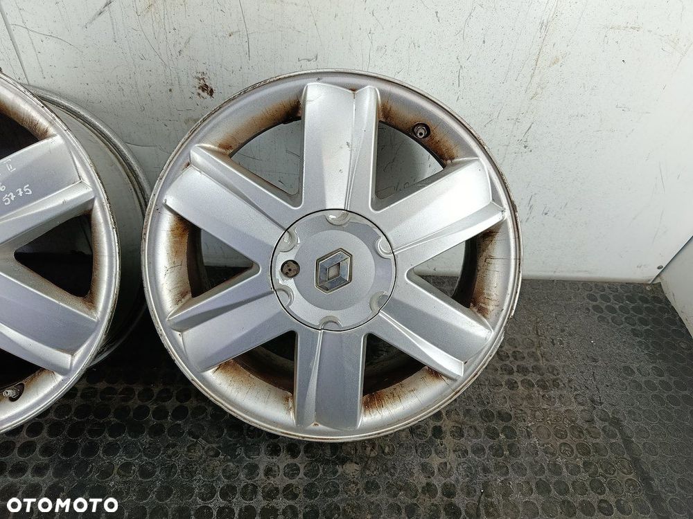 FELGI ALUMINIOWE KOMPLET 16 RENAULT MEGANE II 6,5JX16H4ET49 - 6