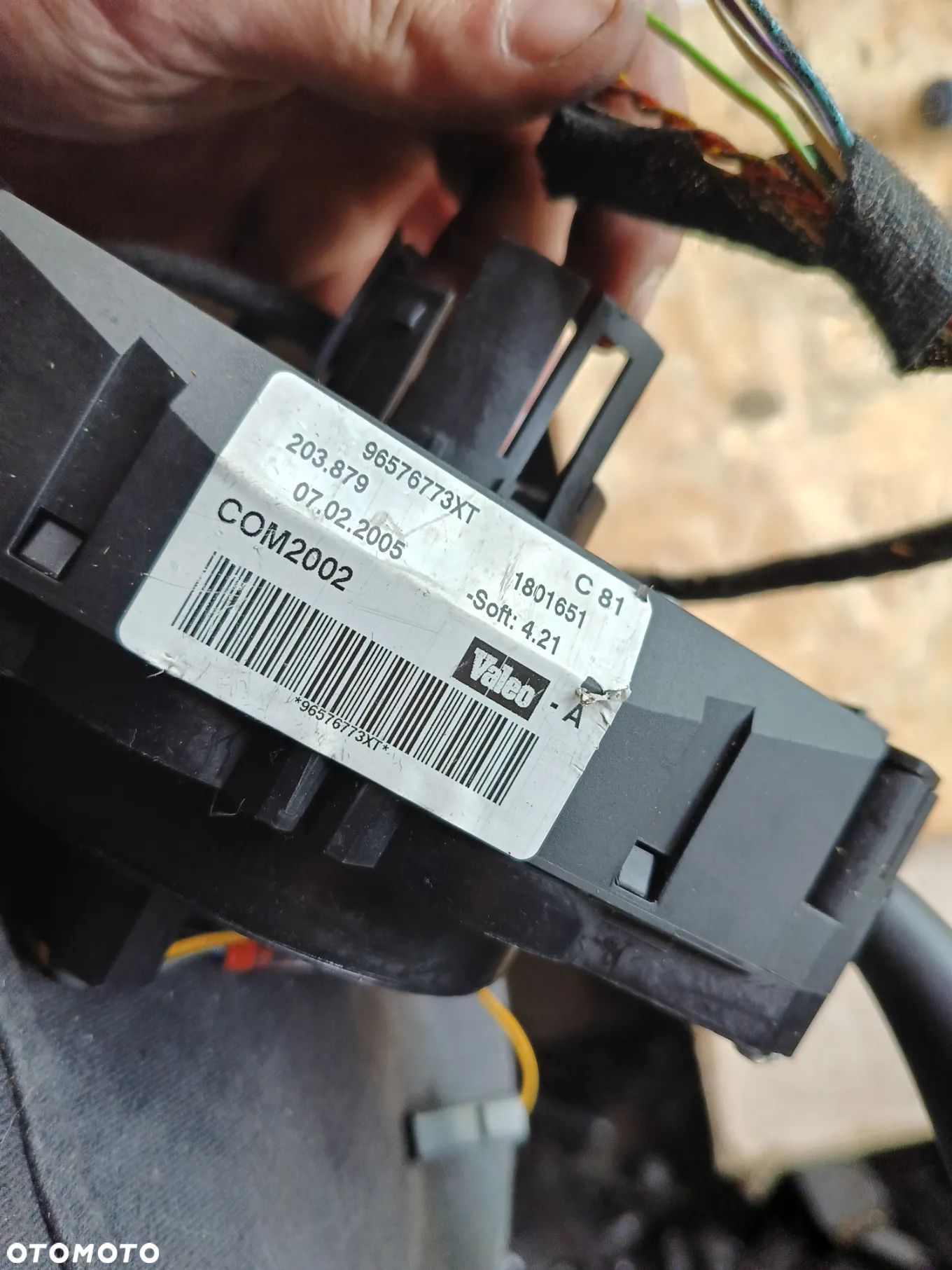 PRZEŁĄCZNIK ZESPOLONY CITROEN C3 96576773XT  TAŚMA - 2
