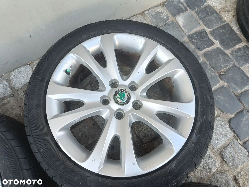 Felgi Aluminiowe 17 Skoda Superb 2 II 5x112 ET49 3T0601025D Koła Seat Audi VW 7,5Jx17H2 - 9