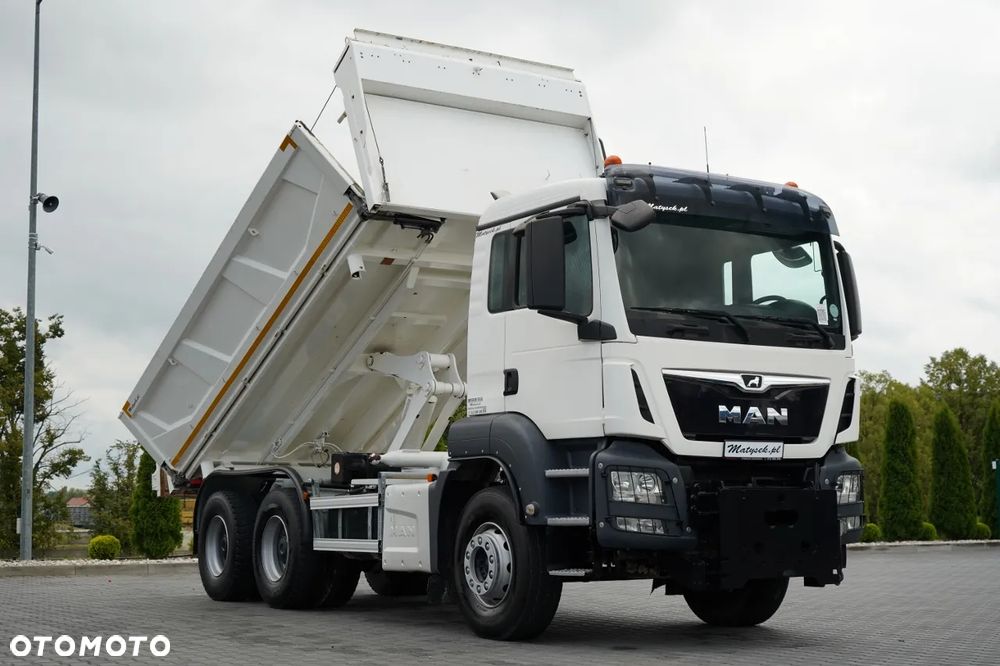 MAN TGS 26.460 / 6X4 / 3 STRONNA WYWROTKA / HYDROBURTA / CZOŁOWNICA  / AUTOMAT / - 5