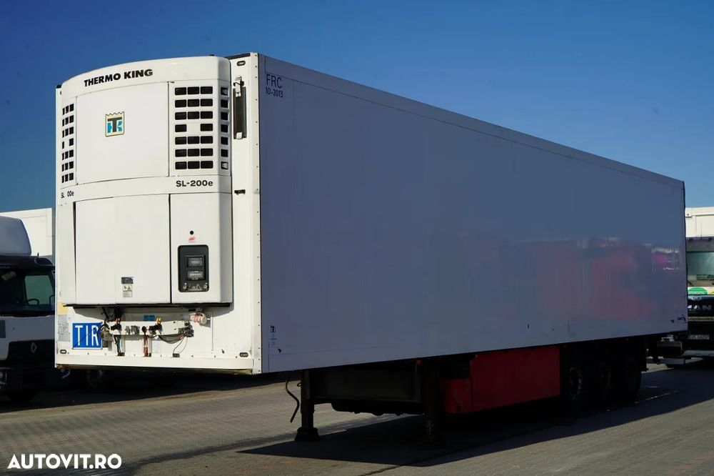 Schmitz Cargobull / REFRIGERAT / THERMO KING SL-400e / AXĂ RIDICATĂ / COȘ PENTRU PALEȚI - 1
