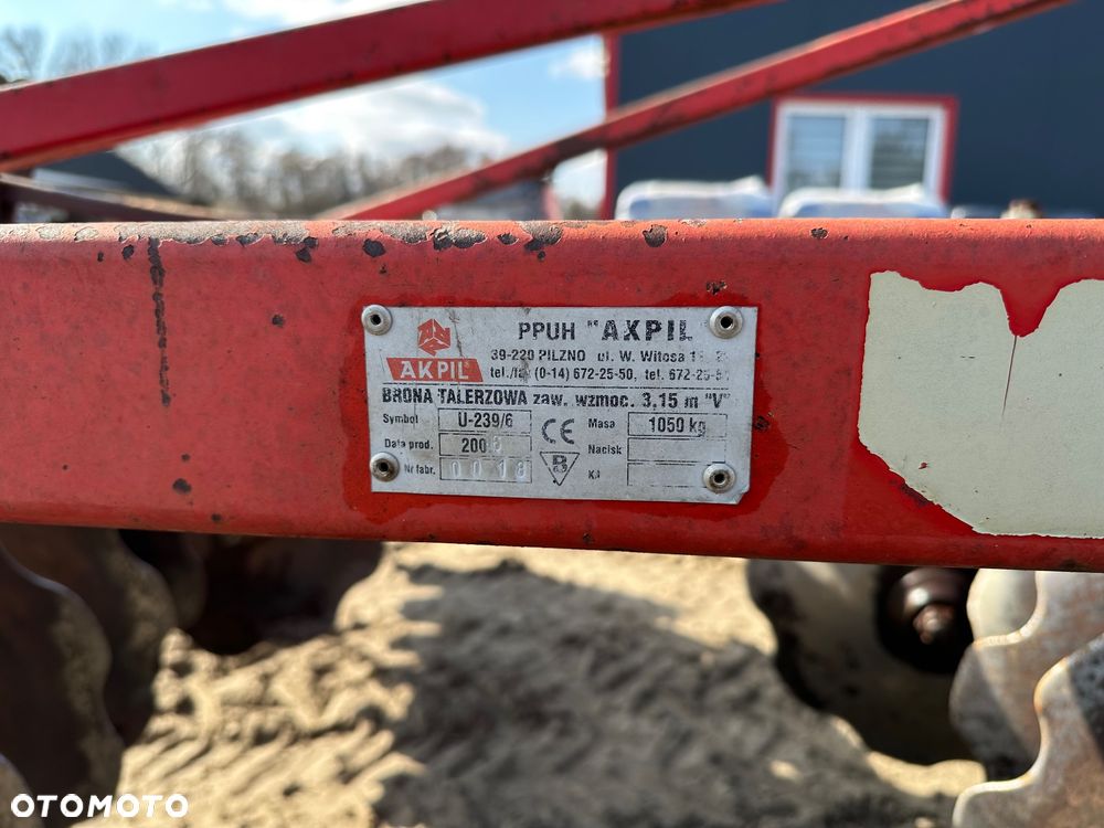 Lemken Pług pługi zagonowy 3+1 LEMKEN resor Brona Talerzowa talerzówka 3,15m - 15