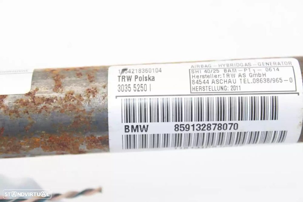 AIRBAG CORTINA FRONTAL DIREITO BMW 1 2011 -85913287807 - 4