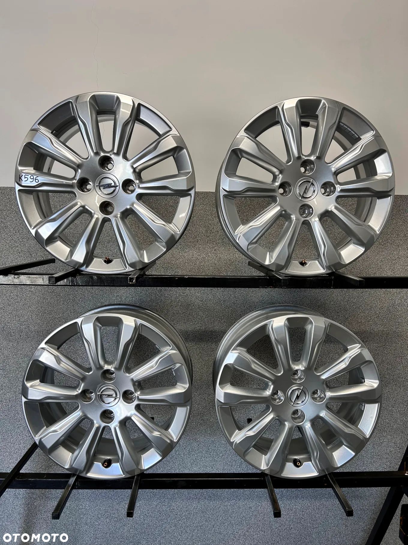 4 FELGI ALU. OPEL MOKKA B, CORSA F, PEUGEOT 208,C3,DS3 16'' 6,5J ET32 GM: OP00126 K4, 9835097280 - 1