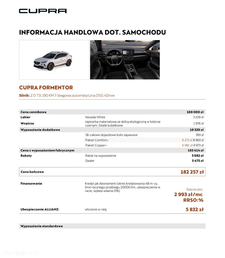 Cupra Formentor 2.0 TSI 4Drive DSG - 12