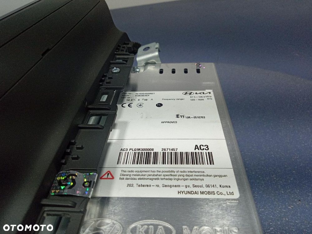 HYUNDAI I30 III RADIO FABRYCZNE BLUETOOTH 96150G4320 - 5